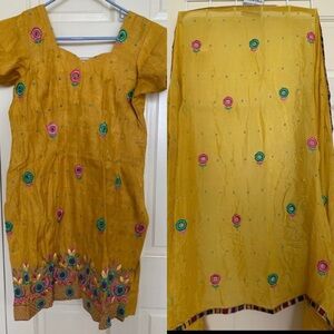 Yellow Mustard Flower Salwar Kameez